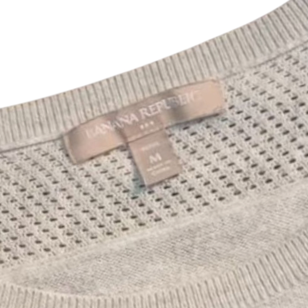 Banana Republic Heather Gray Knit Top - Picture 2 of 12